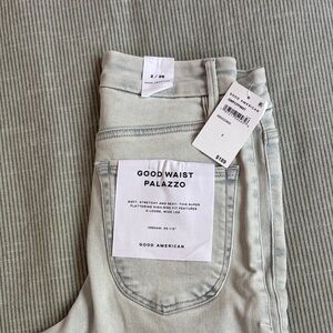Good American Light Blue Palazzo Jeans